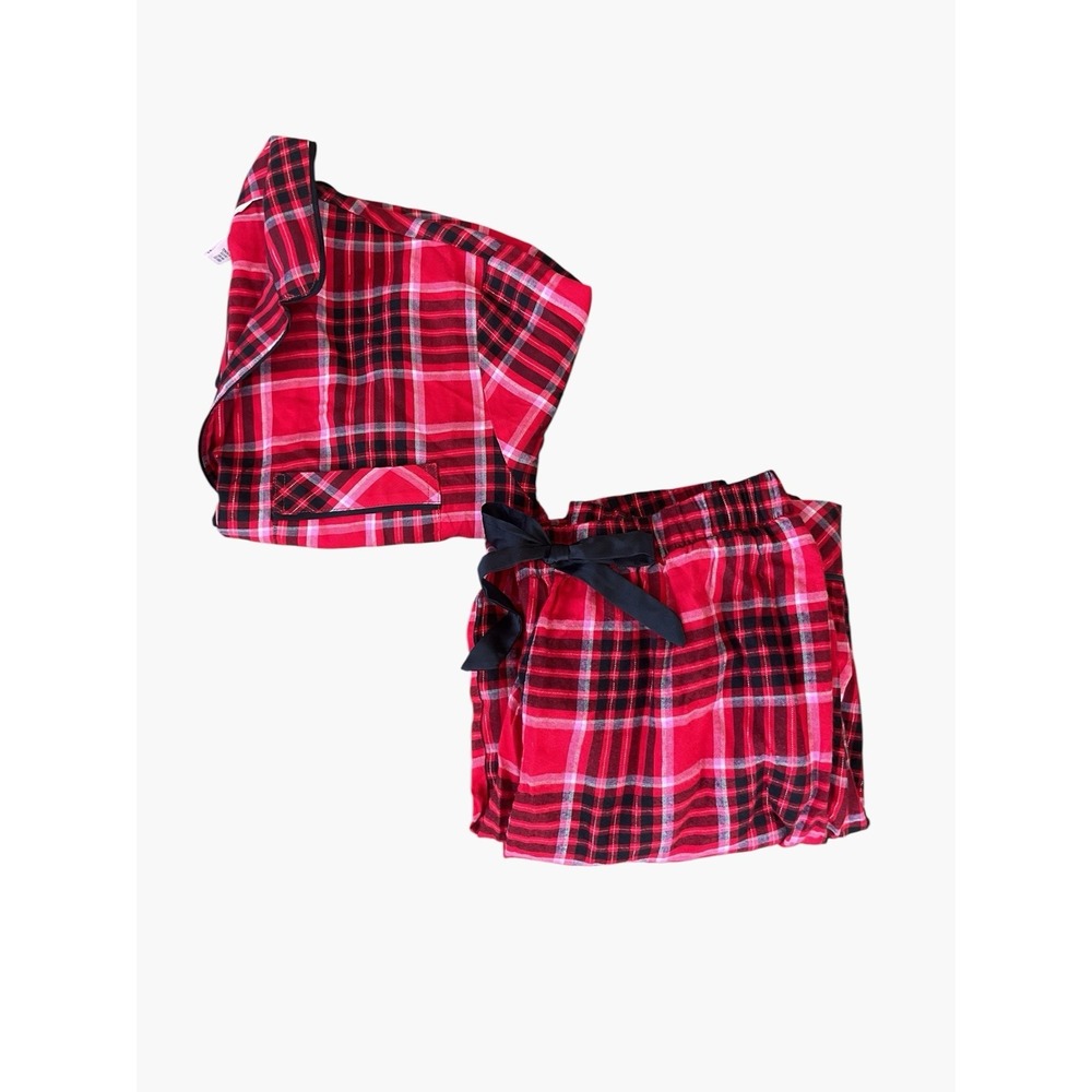Victoria's Secret red plaid pajama set Size Small
